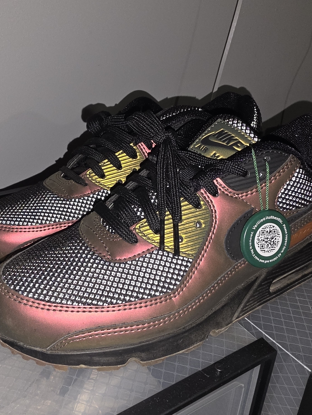 Nike Air Max 90 Metallic Copper. Size 11.5m 13w